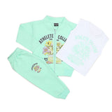 Girls Terry Pajama Suit 1054 Cyan - A, Kids, Girls Sets And Suits, Chase Value, Chase Value