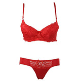 Women's Foam Bra & Panty Set - Red, Women, Bra And Panty Sets, Chase Value, Chase Value