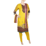 Women's Printed Shalwar Suit - Yellow, Women, Shalwar Suits, Chase Value, Chase Value
