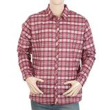 Men's Casual Check Shirt - Maroon, Men, Shirts, Chase Value, Chase Value