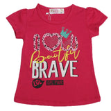 Girls T-Shirt - Dark Pink, Kids, Girls T-Shirt, Chase Value, Chase Value