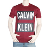 Men's Half Sleeves Round Neck T-Shirt - Maroon, Men, T-Shirts And Polos, Chase Value, Chase Value