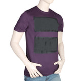 Men's Half Sleeves Round Neck T-Shirt - Purple, Men, T-Shirts And Polos, Chase Value, Chase Value