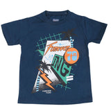 Boys Round Neck Half Sleeves T-Shirt - Navy Blue, Kids, Boys T-Shirts, Chase Value, Chase Value
