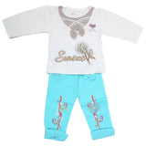 Newborn Girls Full Sleeve Suit - White, Kids, NB Girls Sets And Suits, Chase Value, Chase Value