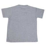 Boys Round Neck Half Sleeves T-Shirt - Grey, Kids, Boys T-Shirts, Chase Value, Chase Value
