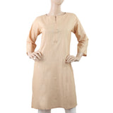 Women's Khaddar Kurti - A - Fawn, Women, Ready Kurtis, Chase Value, Chase Value
