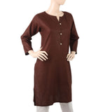 Women Khaddar Kurti - A - Brown, Women, Ready Kurtis, Chase Value, Chase Value