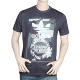 Men's Half Sleeves Round Neck T-Shirt - Grey, Men, T-Shirts And Polos, Chase Value, Chase Value