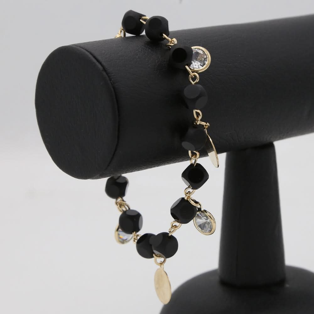 Women's Stone Bracelets - Black, Women, Bangles & Bracelets, Chase Value, Chase Value