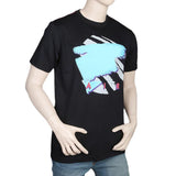Men's Half Sleeves Round Neck T-Shirt - Black, Men, T-Shirts And Polos, Chase Value, Chase Value