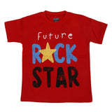 Boys Round Neck Half Sleeves T-Shirt - Maroon, Kids, Boys T-Shirts, Chase Value, Chase Value