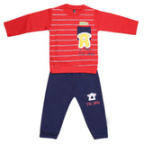 Boys Full Sleeves 2 Pcs Suit - Red, Kids, Boys Sets And Suits, Chase Value, Chase Value
