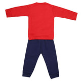 Boys Full Sleeves 2 Pcs Suit - Red, Kids, Boys Sets And Suits, Chase Value, Chase Value