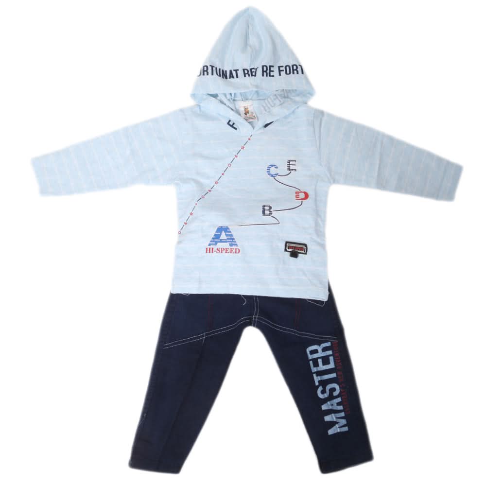 Boys Full Sleeves Suit - Light Blue, Kids, Boys Sets And Suits, Chase Value, Chase Value