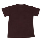 Boys Round Neck Half Sleeves T-Shirt - Brown, Kids, Boys T-Shirts, Chase Value, Chase Value