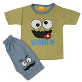 Boys Half Sleeves Suit - Green, Kids, Boys Sets And Suits, Chase Value, Chase Value