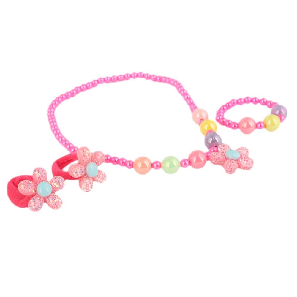 Girls Mala - Dark Pink, Kids, Jewellery Sets, Chase Value, Chase Value