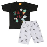 Boys Half Sleeves Suit - Black, Kids, Boys Sets And Suits, Chase Value, Chase Value