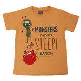 Boys Round Neck Half Sleeves T-Shirt - Peach, Kids, Boys T-Shirts, Chase Value, Chase Value