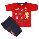 Boys Half Sleeves Suit - Red, Kids, Boys Sets And Suits, Chase Value, Chase Value