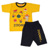 Boys Half Sleeves Suit - Yellow, Kids, Boys Sets And Suits, Chase Value, Chase Value