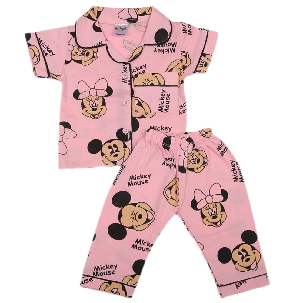 Newborn Boys Night Suit - Pink, Kids, New Born Boys Sets And Suits, Chase Value, Chase Value