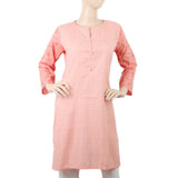 Women's Chicken Kurti - I - Peach, Women, Ready Kurtis, Chase Value, Chase Value