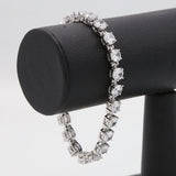 Women's Zircon Bracelet - Silver, Women, Bangles & Bracelets, Chase Value, Chase Value