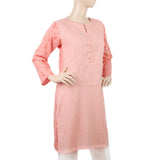 Women's Chicken Kurti - I - Peach, Women, Ready Kurtis, Chase Value, Chase Value