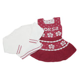 Newborn Girls Irani Suit - Dark Pink, Kids, NB Girls Sets And Suits, Chase Value, Chase Value