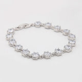 Women's Zircon Bracelet - Silver, Women, Bangles & Bracelets, Chase Value, Chase Value