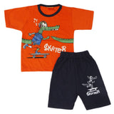 Boys Half Sleeves Suit - Orange, Kids, Boys Sets And Suits, Chase Value, Chase Value