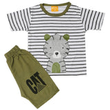 Boys Half Sleeves Suit - Green, Kids, Boys Sets And Suits, Chase Value, Chase Value