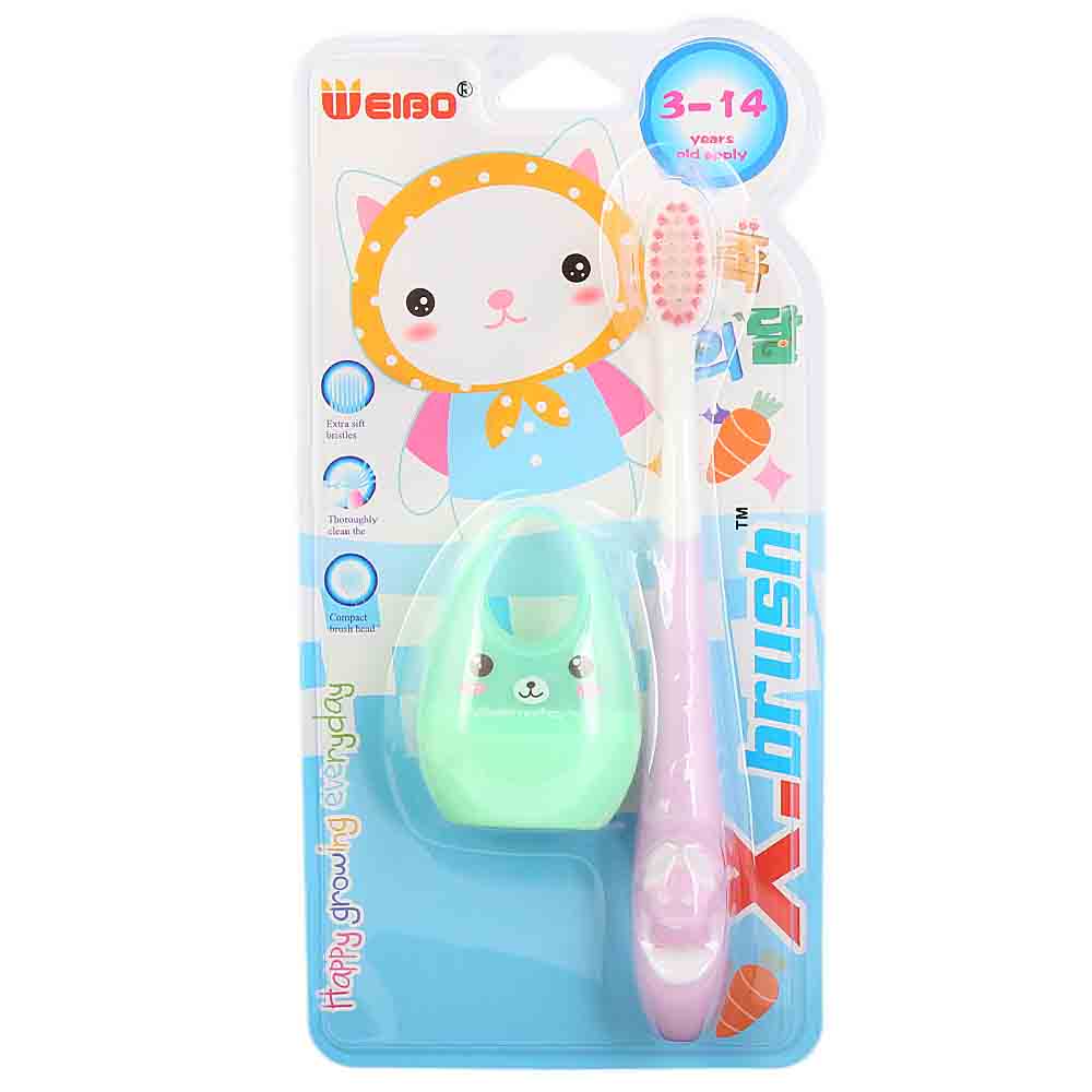 Toothbrush for Kids - Cyan, Beauty & Personal Care, Oral Care, Chase Value, Chase Value