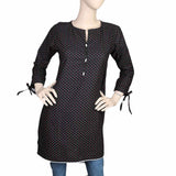 Women's Cotton Kurti - Black, Women, Ready Kurtis, Chase Value, Chase Value
