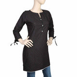 Women's Cotton Kurti - Black, Women, Ready Kurtis, Chase Value, Chase Value
