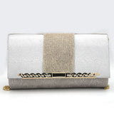 Women's Fancy Clutch 6700- Silver, Women, Clutches, Chase Value, Chase Value