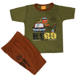 Boys Half Sleeves Suit - Green, Boys Sets & Suits, Chase Value, Chase Value