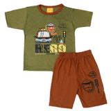 Boys Half Sleeves Suit - Green, Boys Sets & Suits, Chase Value, Chase Value