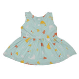 Newborn Girls Frock - Sky Blue, Kids, Newborn Girls Frocks, Chase Value, Chase Value