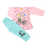 Girls Full Sleeves Suit - Pink, Girls Suits, Chase Value, Chase Value
