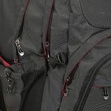 Trolley Laptop Backpack 5176-21 (SH25) - Black & Red, Kids, School And Laptop Bags, Chase Value, Chase Value