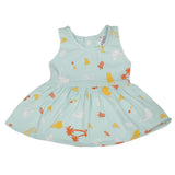 Newborn Girls Frock - Sky Blue, Kids, Newborn Girls Frocks, Chase Value, Chase Value