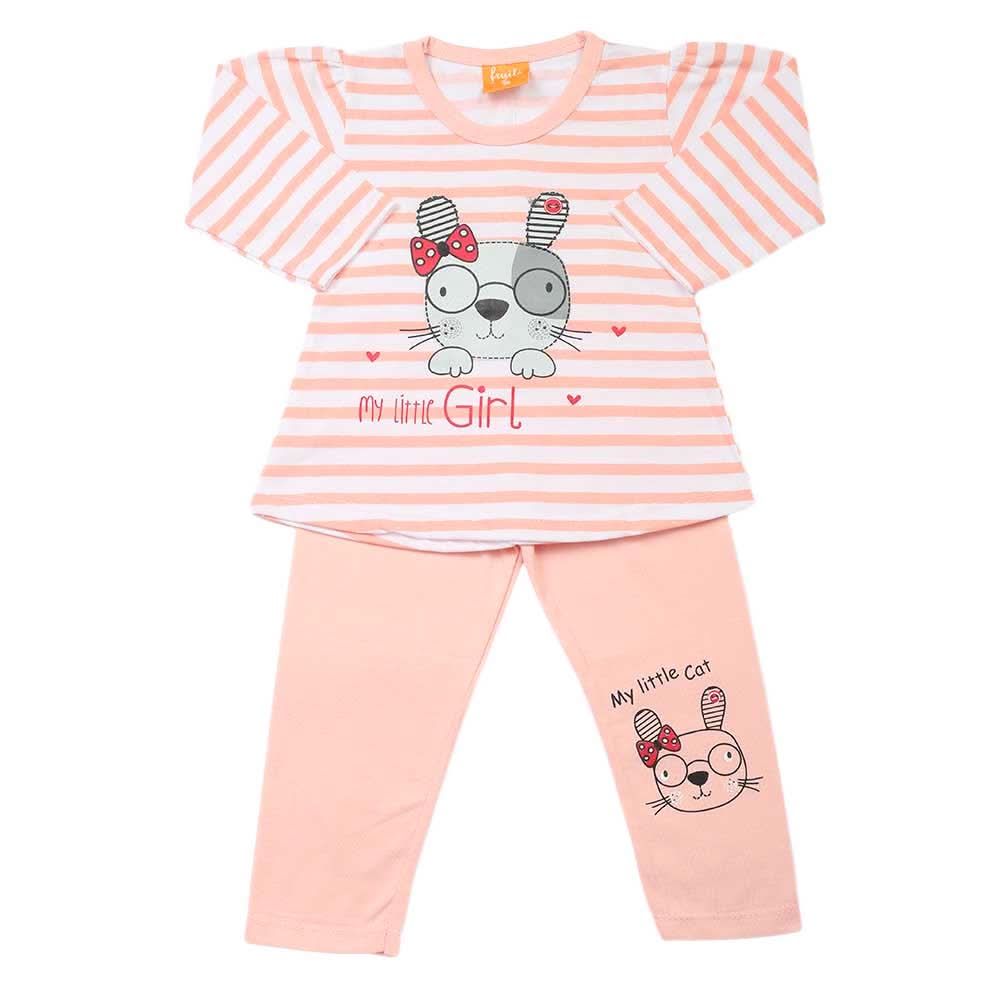 Girls Full Sleeves Suit - Peach, Girls Suits, Chase Value, Chase Value