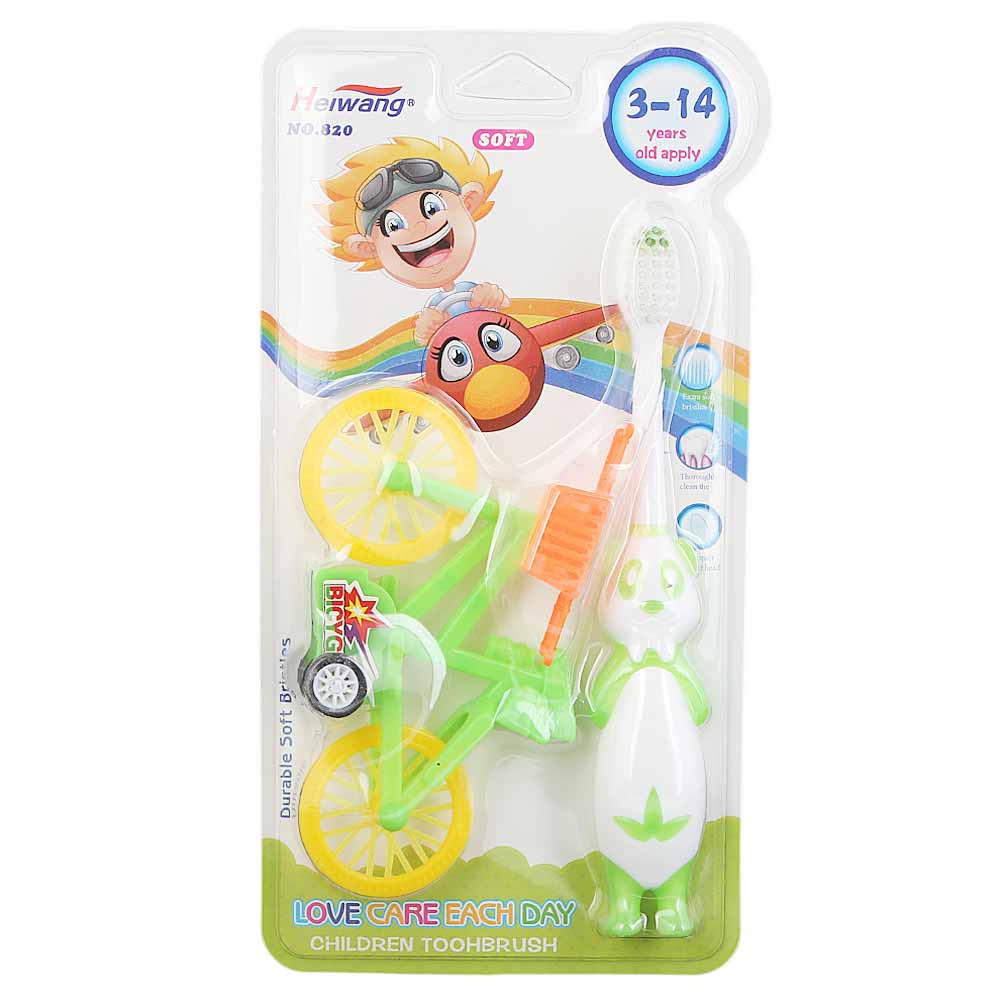 Toothbrush for Kids - Green, Beauty & Personal Care, Oral Care, Chase Value, Chase Value