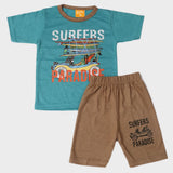 Boys Half Sleeves Suit - Sea Green, Kids, Boys Sets And Suits, Chase Value, Chase Value