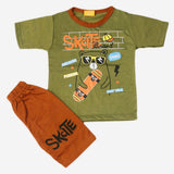 Boys Half Sleeves Suit - Green, Boys Sets & Suits, Chase Value, Chase Value