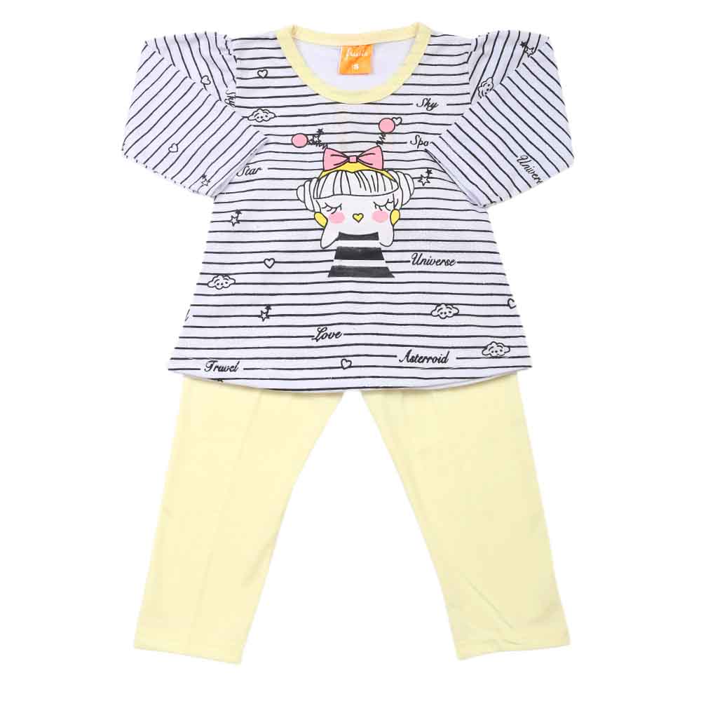 Girls Full Sleeves Suit - Lemon, Girls Suits, Chase Value, Chase Value