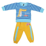 Boys Full Sleeves Fleece Suit - Blue, Kids, Boys Sets And Suits, Chase Value, Chase Value